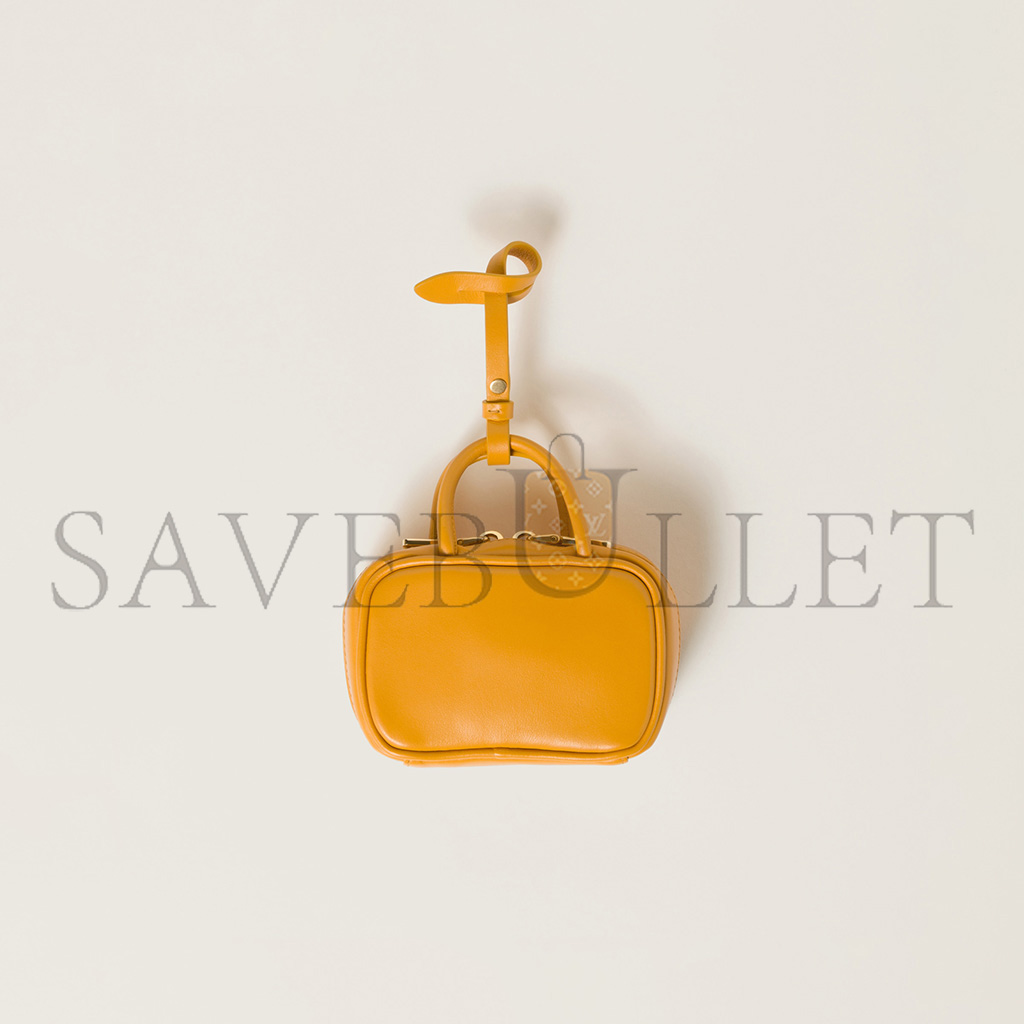 MIUMIU LEATHER MICRO BAG 5NR036 (11*7*4cm)